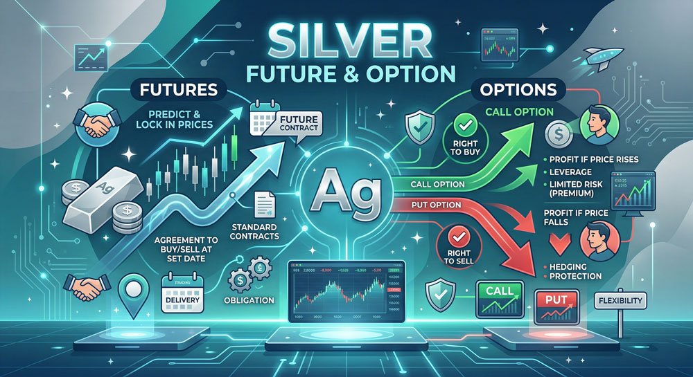 Silver futures and options visual